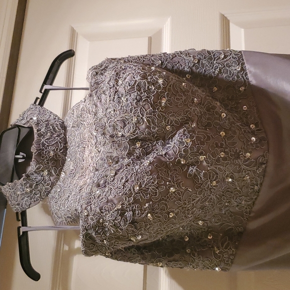 Grey Formal Dress - Picture 2 of 5